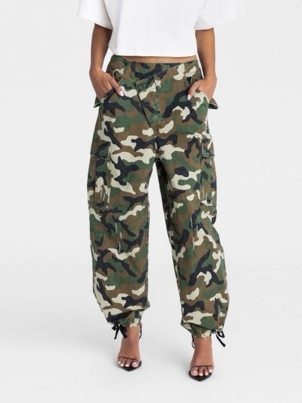KBB By Kahlana ‘The Cargo Jogger’ - Dark Camo